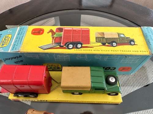 Vintage Corgi Gift Set GS2 Land Rover and Trailer 1958